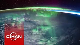 Atmosferdeki 'auroralar' büyüledi