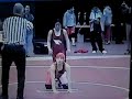 Me (in red) vs a girl - pin with (single) chicken wing. =D