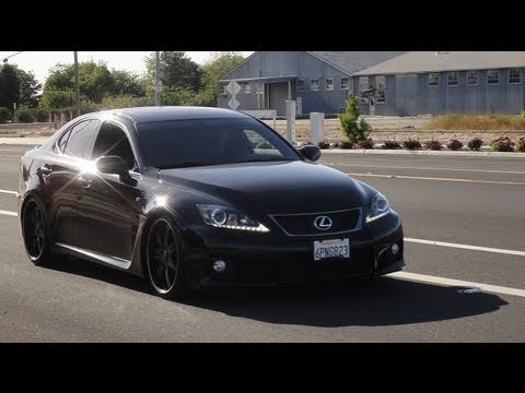 2011 Lexus ISF on 20’s Lowered on KW V3 Adjustable Coilovers (install vid)