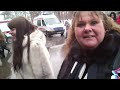 Люди БЕГУТ с митинга за Путина до его начала