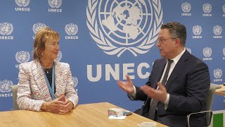 United Nations : Interview - Olga Algayerova - Oliver Deiters 