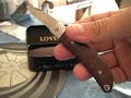 Coltello Gentleman LONE WOLF Bob LOVELESS City Knife Folder