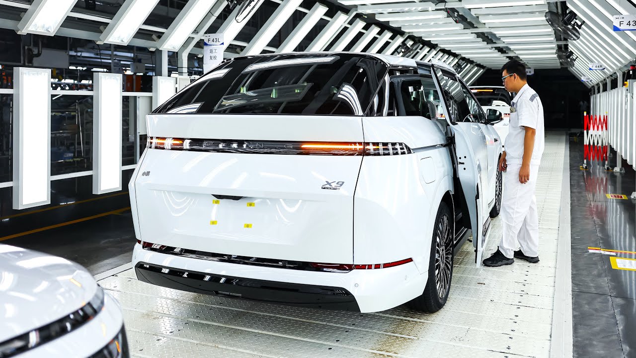 XPENG Car Production Guangzhou Plant in China