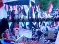 السيد الرئيس بشار الاسد يحيي جماهير الشعب في 29-5-2007