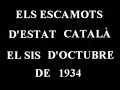 Els Escamots d'Estat Català als Fets del 6 d'Octubre de 1934