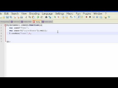 how to set cookie in jquery