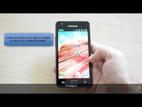 how to remove widgets from samsung galaxy y