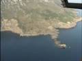 Marettimo dall'alto sul gommone volante
