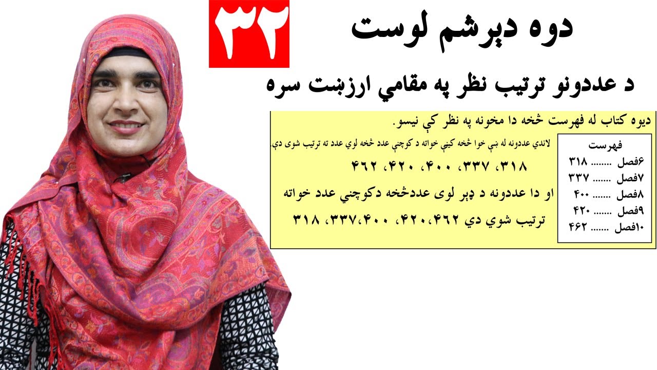 Class 2 - Math | Arrangement | Arrange the numbers base on value