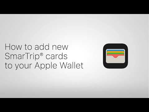 video-linktoworks-How to add new SmarTrip® cards to your Apple Wallet