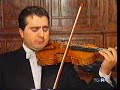 Matteo Fedeli with his Stradivari at Television Matteo Fedeli with his Stradivari at Television