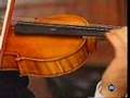 Matteo Fedeli with his Stradivari at Television