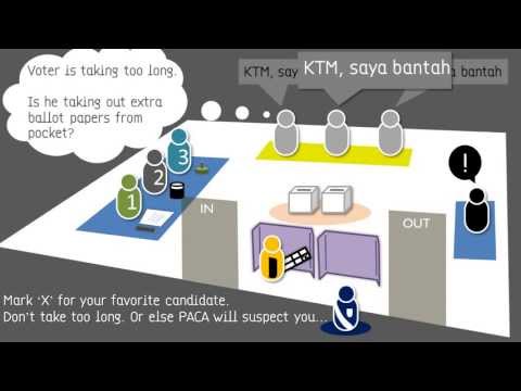 voter - 10 minute Quick guide on how to vote in PRU13, Malaysia 2013. Overcoming voter problems. Avoiding potential loopholes.