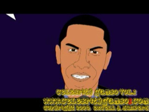 Barack Obama and Snoop Dogg Cartoon