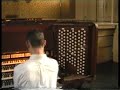 my own arrangement of michel-richard delalande's fanfare tune played at woolsey hall, yale university. 1928 em skinner organ. first theme with tuba mirabilis, last time with solo trumpet harmonique, the most brassy stop you've ever heard.unfortunately taped with vhs, therefore poor pic&sound quality
