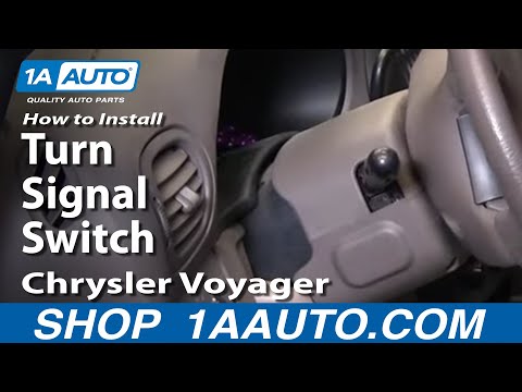 How To Install Replace Turn Signal Switch Dodge Caravan 01-07 Chrysler Town and Country – 1AAuto.com