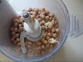 For more on the recipe, check outhttp://mimicooks.com/2008/05/hummus.htmlIngredients:- 1 can Chickpeas- any brand- Drain and wash- ¼ cup lemon juice- ½ cup Tشhini sauce- 1 Teaspoon Cumin- Crushed Garlic- Salt to taste- Parsley, Paprika or Sumac  and Olive Oil for garnish Directions:In a food processor mix all the ingredients and process them on high speed. Pour into a serving bowl, garnish with parsley, Sumac, Cumin and Olive Oil, or you may garnish to your liking using whole chickpeas and Olive Oil.