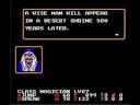 with gun meca in tow, we head back to past, and we speak to the townspeople at last!