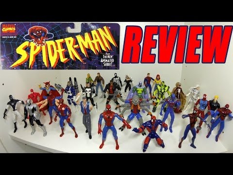 Review Coleção Spider-man Animated ToyBiz - Aranha e seus amigos