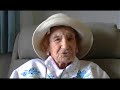 Olive Riley sings Smile, smile, smile
