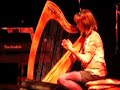 My daughter playing the tune 'Glenlivet', an Alison Kinnaird composition, on her clarsach at an alternative Burns night in the Red Shoes Theatre, Elgin on 24 January 2009