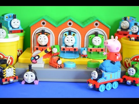 New Peppa Pig Episode Play-doh Thomas and Friends Peppa pig toys Thomas the tank engine