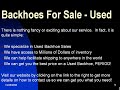 BackHoes For Sale Used Backhoe Loaders For Sale All Makes BackHoes For Sale Used Backhoe Loaders For Sale All Makes