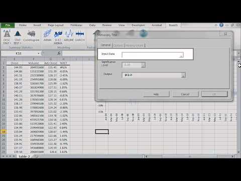 how to test stationarity in r