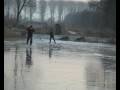 Schaatsen december 2008 Gameren Gijs en Wim in actie Schaatsen december 2008 Gameren Gijs en Wim in actie