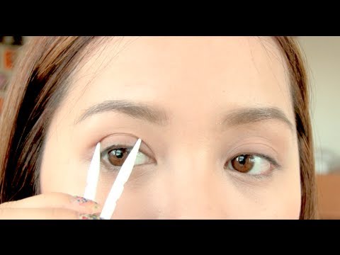 how to apply double eyelid glue