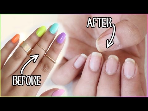 how to properly glue on nails