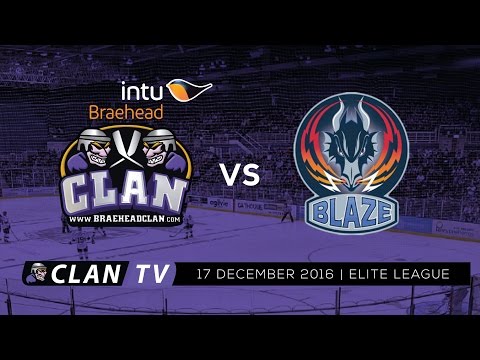 Braehead Clan vs Coventry Blaze 17/12/2016