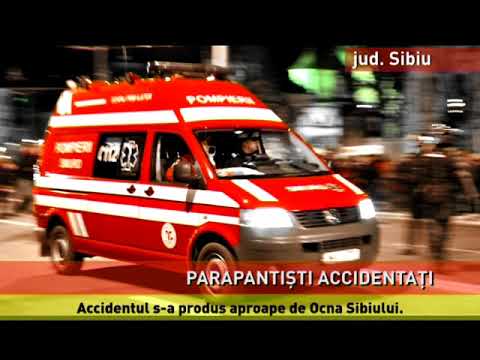 Parapantiști accidentați, în județul Sibiu