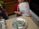 Making models of cells and viruses from cake.
