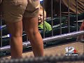 Baby drinks a beer with dad (getting drunk with dad)