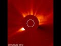 Un impresionante asteroide jamas visto por el soho impacta en el sol , perdonar por no cordinar bien las imagenes pero se aprecia perferfectamente en la parte inferior derecha del video, nose porque la nasa no a hecho publico este espectacular acontecimiento.