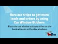 Car Window Stickers Funny and Attractive Designs