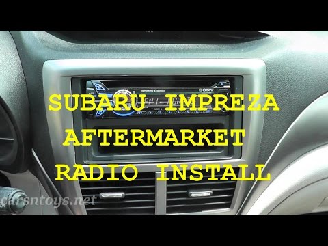 Subaru Radio Replacement with Basic Hand Tools