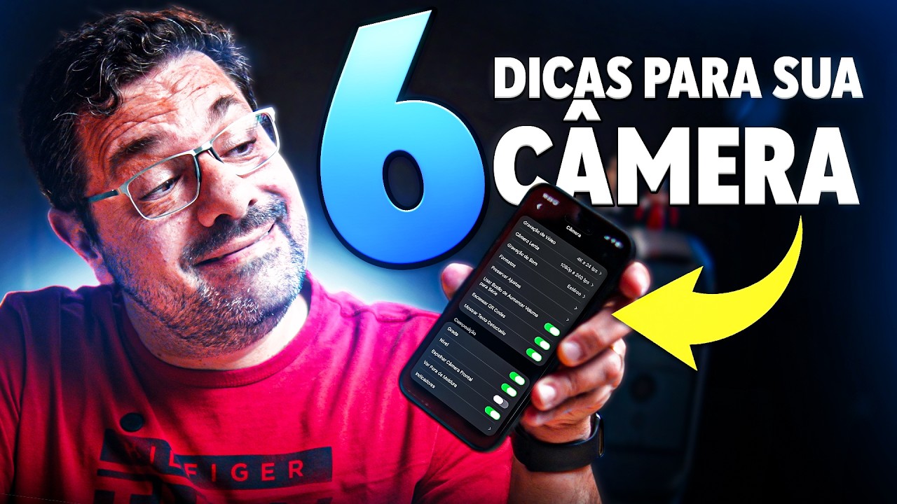 6 Configurações de câmera do iPhone que você NUNCA Ativou (mas deveria)!
