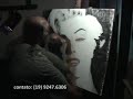 Feito ao vivo no Bar da Montanha em Limeira-SP pelo artista plastico José Claro. Carvão sobre tela