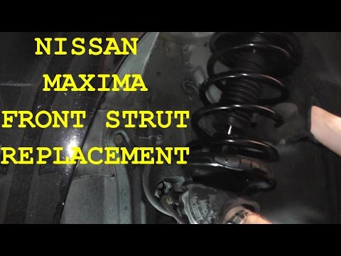 Nissan Maxima FRONT Shock (Strut) Replacement with Basic Hand Tools HD