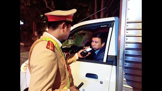 Công an TP Uông Bí tăng cường tuyên truyền, xử lý vi phạm nồng độ cồn đối với người tham gia giao thông
