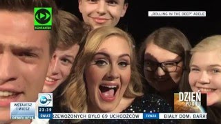 Adele zaprosiła na scenę nastolatków z Polski.