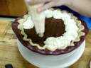 Mom making french silk pie