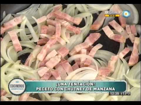 Peceto con chutney de manzana con Mirta Busnelli
