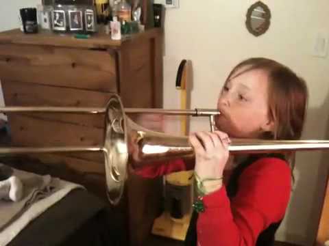 Lauren Gaga on the Slide Trombone!