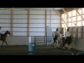 4-H Horse Show obstacle course at the Yates County Fair