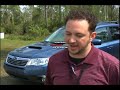 2009 forester and wrx/sti testing on courses