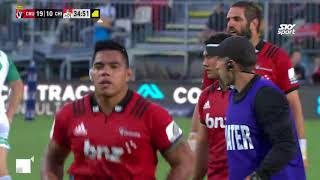 Crusaders v Chiefs Rd.2 2018 Super Rugby video highlights