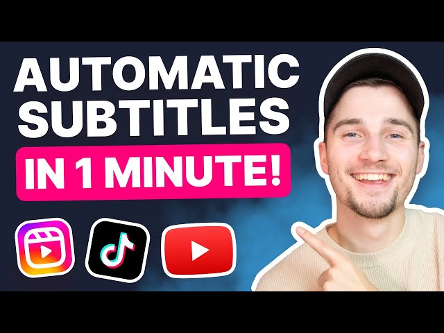 Add Subtitles to Video Try for Free, Accurate
